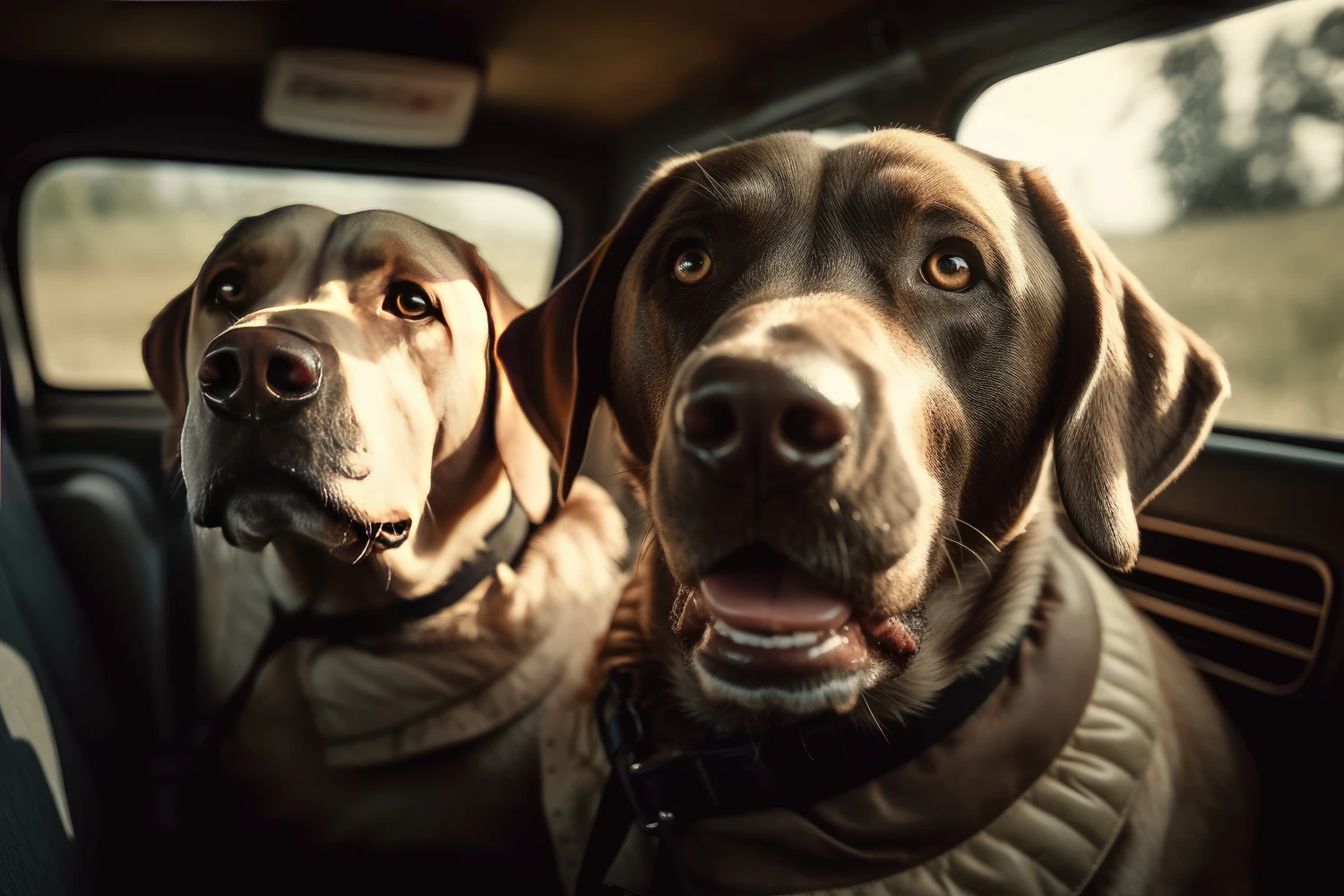 Chevrolet Silverado Dog Safety Belt for Chesapeake Bay Retrievers