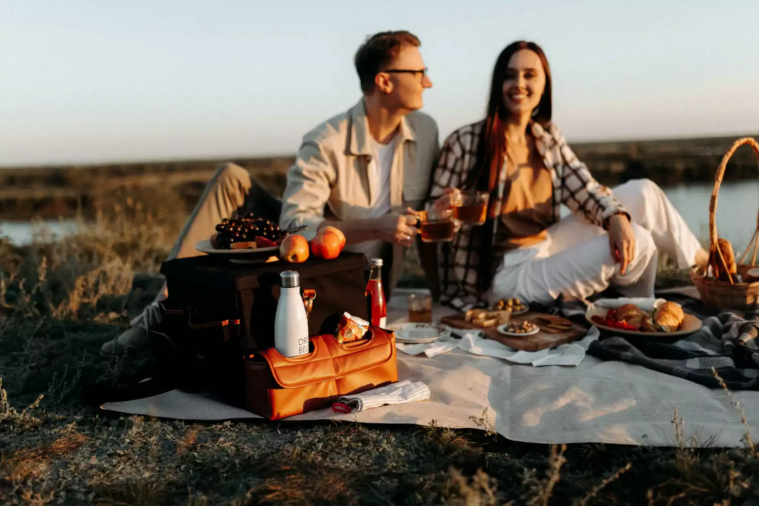 beach picnic blanket